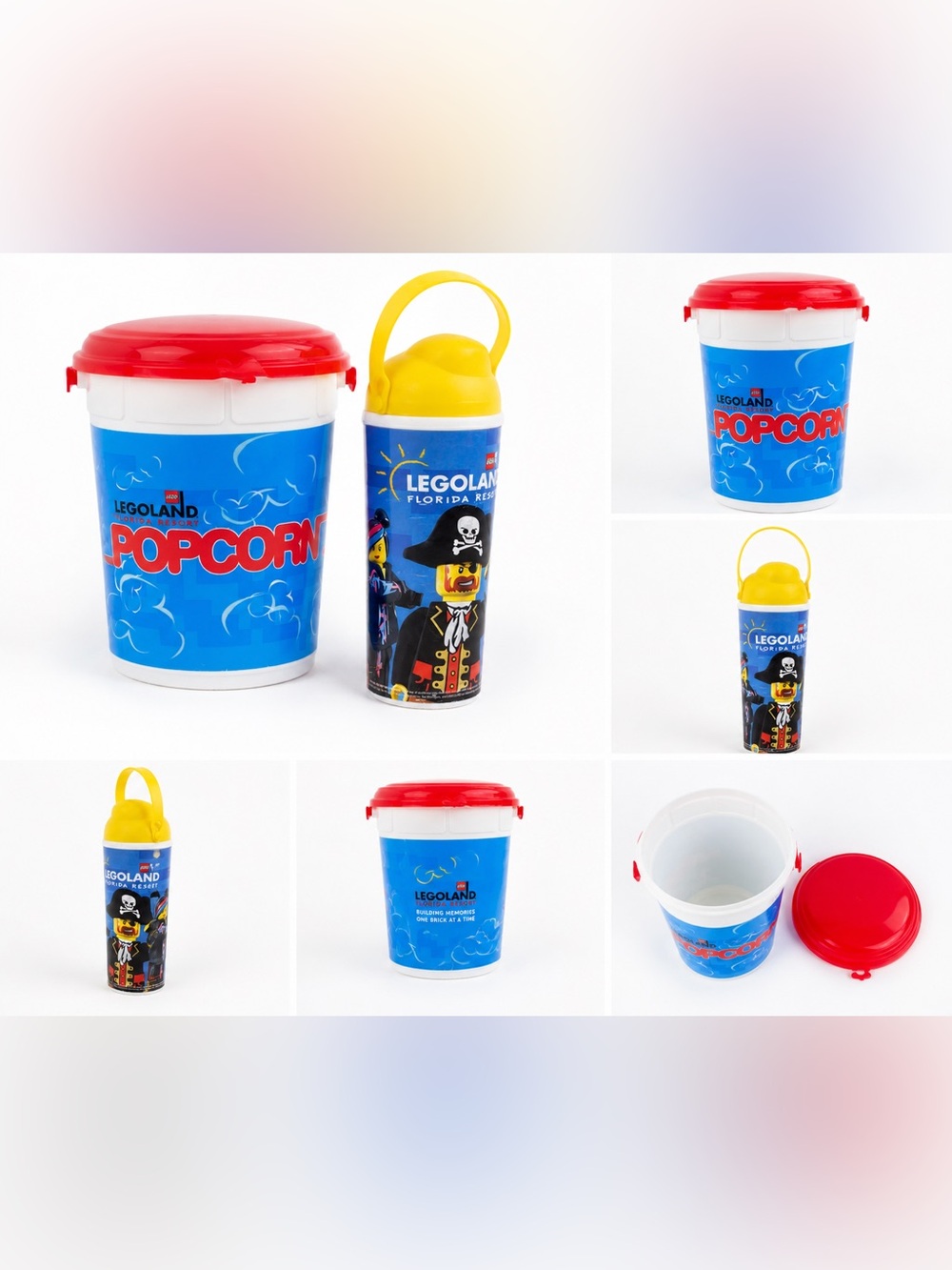 LEGOLAND‎ Pirate Popcorn Bucket & Yellow-Handled Cup